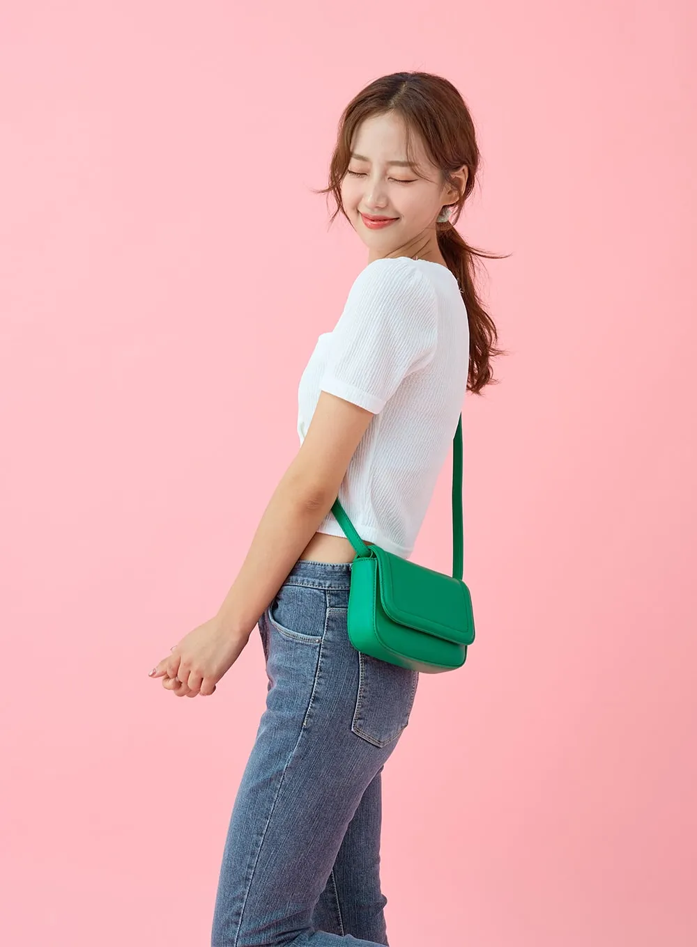 Square Neck Wrinkle Short Cardigan BU29 sold by Lewkin product image thumbnail 4