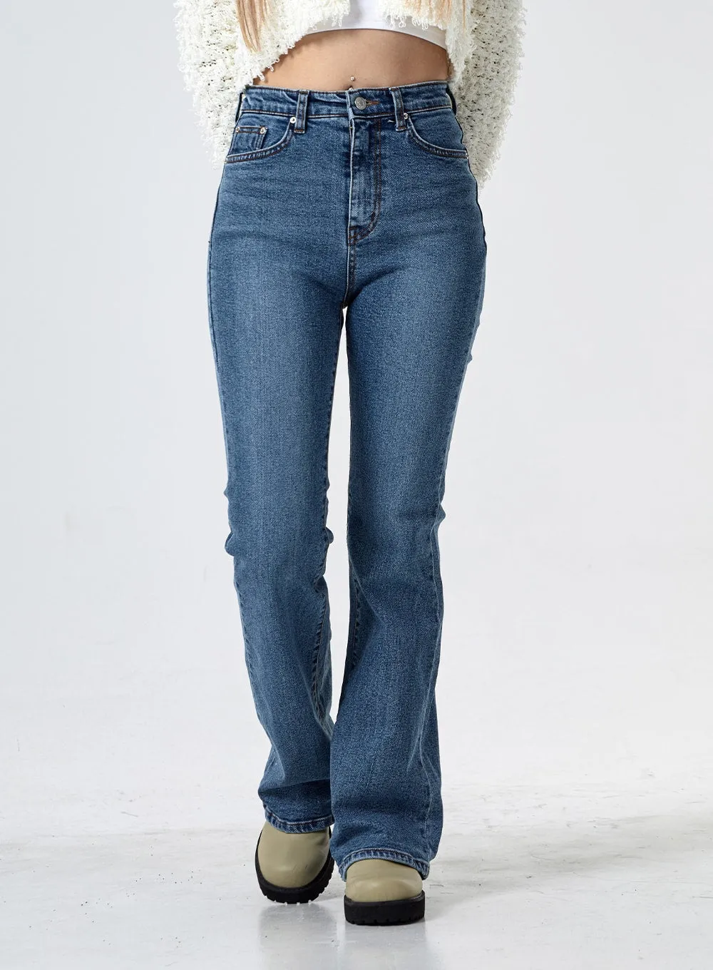 Boot Cut Blue Jeans CG24 sold by Lewkin product image thumbnail 5