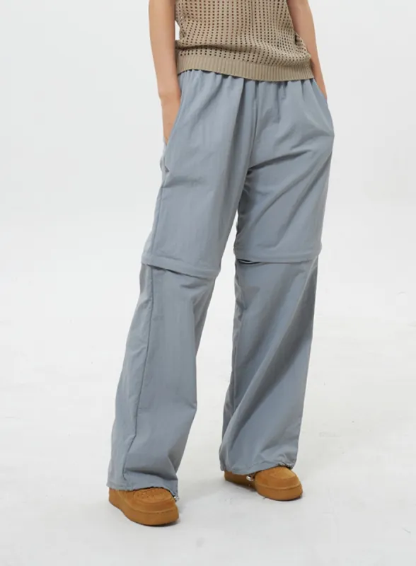 Color Wide Track Pants IY312 sold by Lewkin