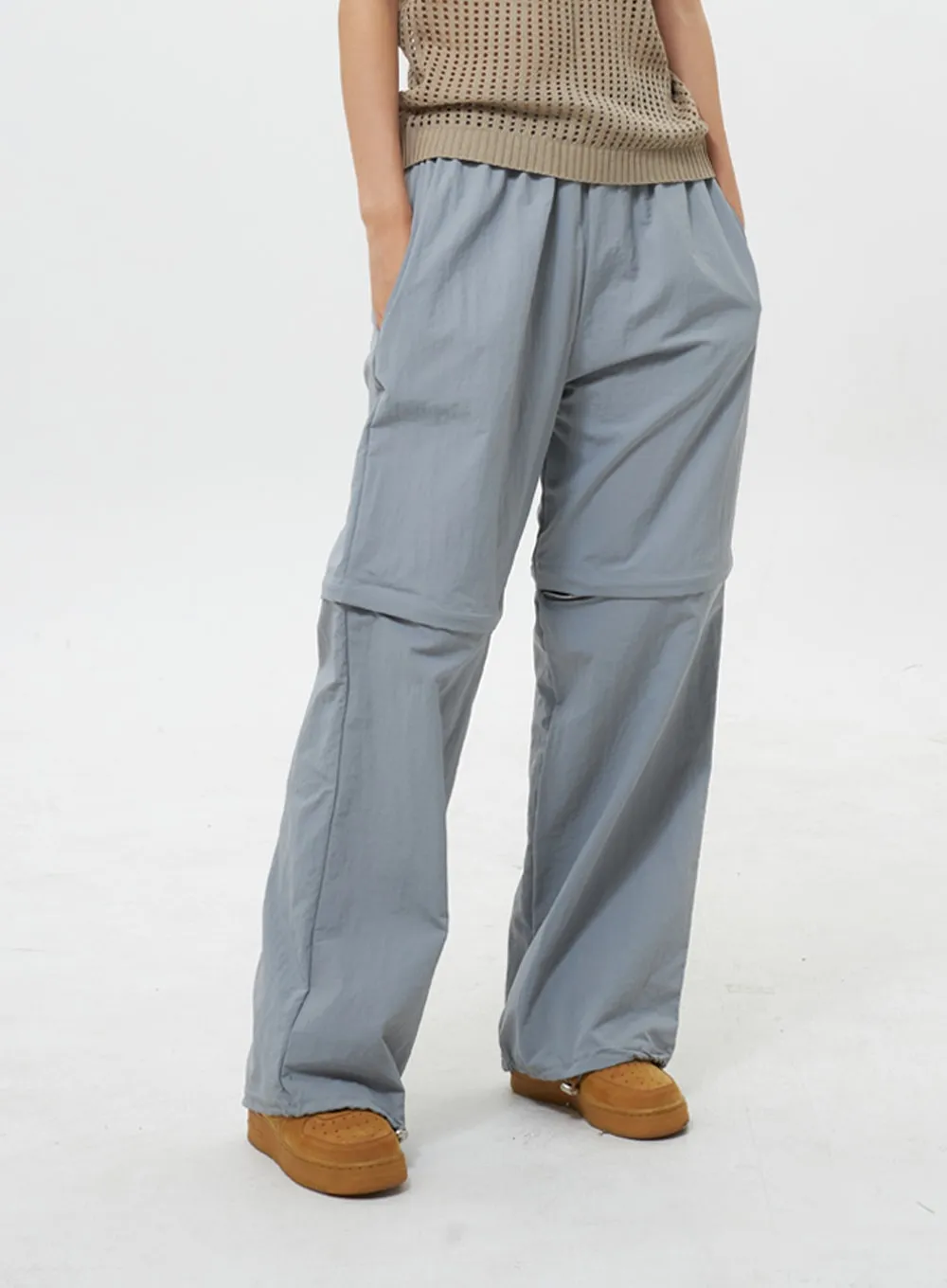 Color Wide Track Pants IY312 sold by Lewkin