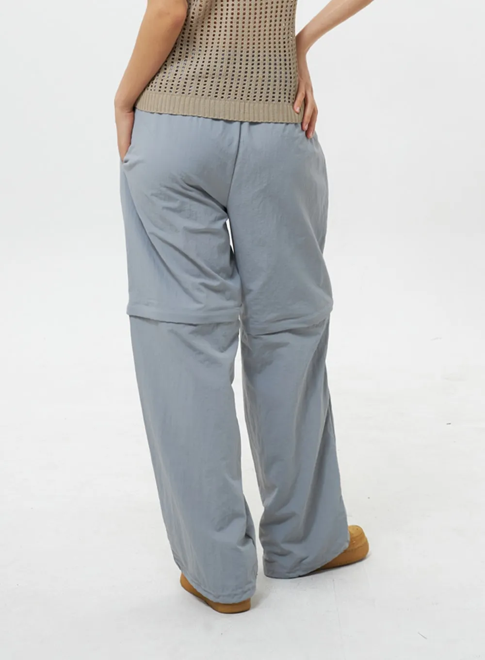 Color Wide Track Pants IY312 sold by Lewkin product image thumbnail 5