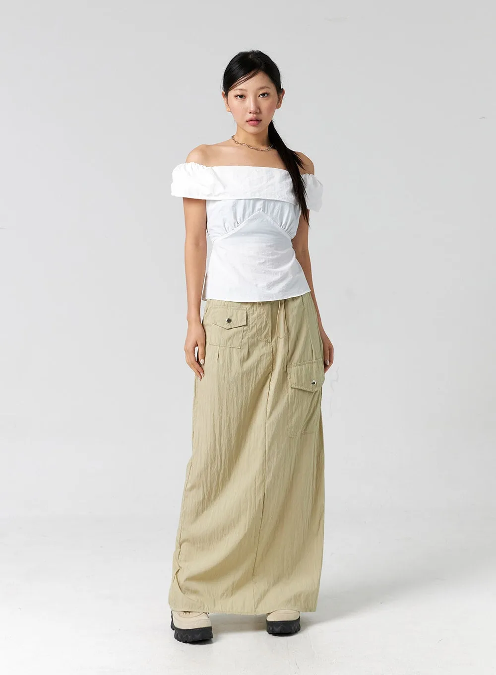 Off-Shoulder Blouse CG303 sold by Lewkin product image thumbnail 3