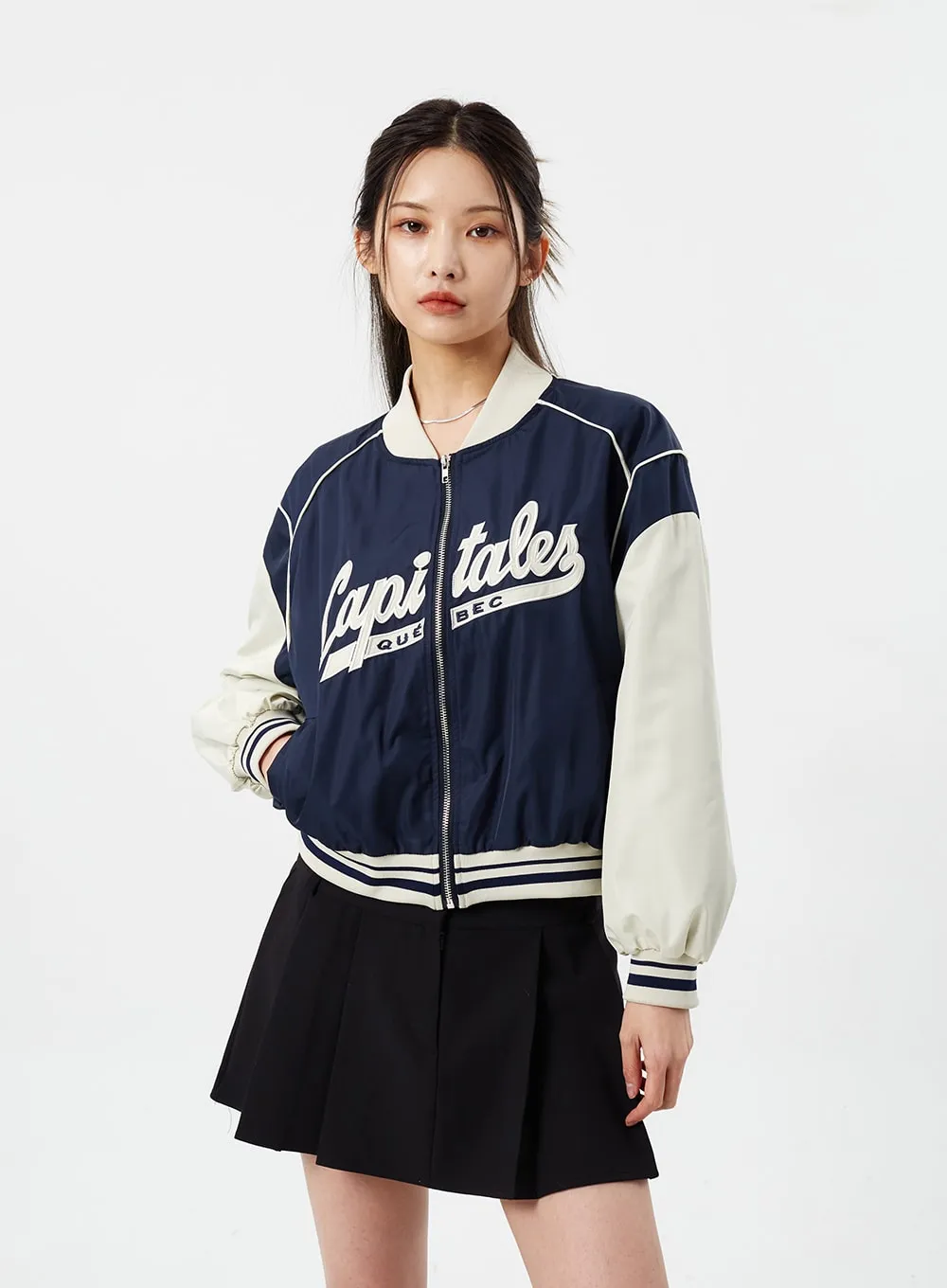 Graphic Bomber Jacket CM308 sold by Lewkin product image thumbnail 5