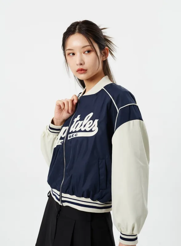 Graphic Bomber Jacket CM308 sold by Lewkin