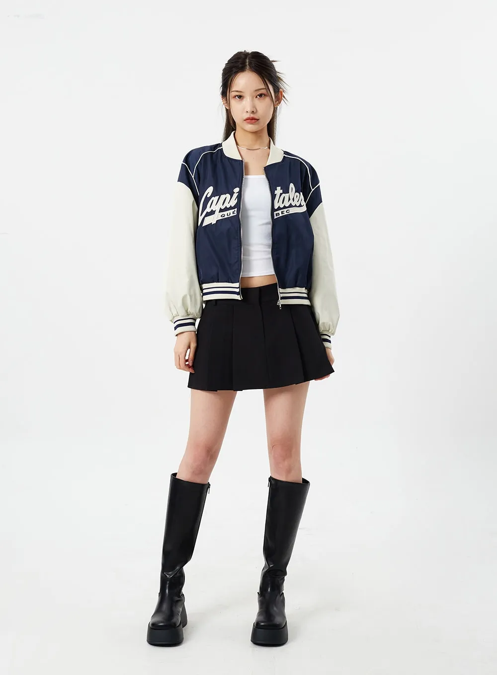 Graphic Bomber Jacket CM308 sold by Lewkin product image thumbnail 3