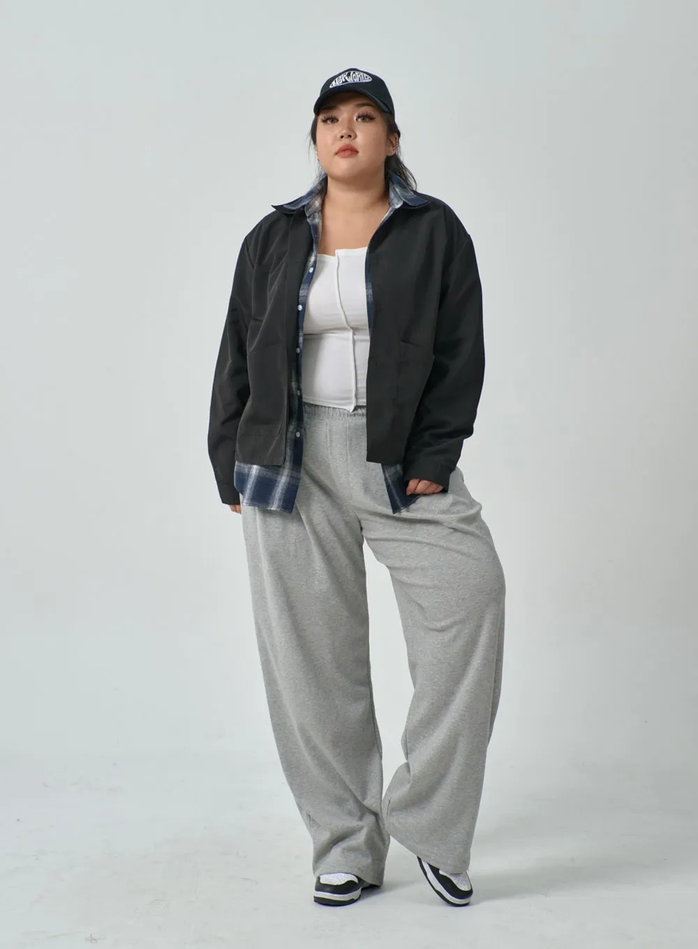 Plus Basic Oversized Jacket IF317 sold by Lewkin product image thumbnail 5