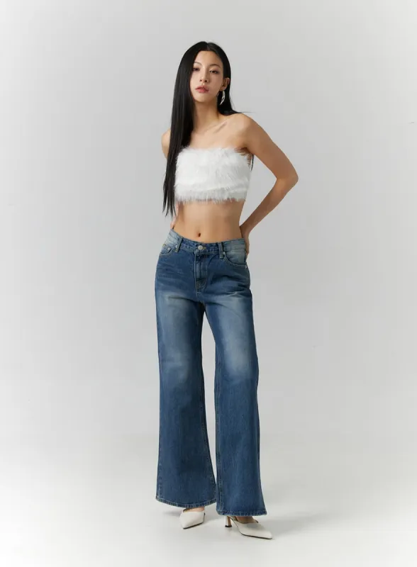 Low Rise Bootcut Jeans ID306 sold by Lewkin