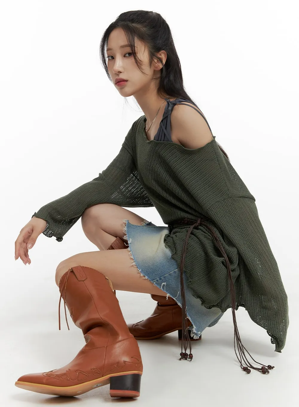 Fringe Cowboy Boots CM405 sold by Lewkin product image thumbnail 2