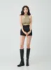 Line High Waist Half Pants IU26 sold by Lewkin