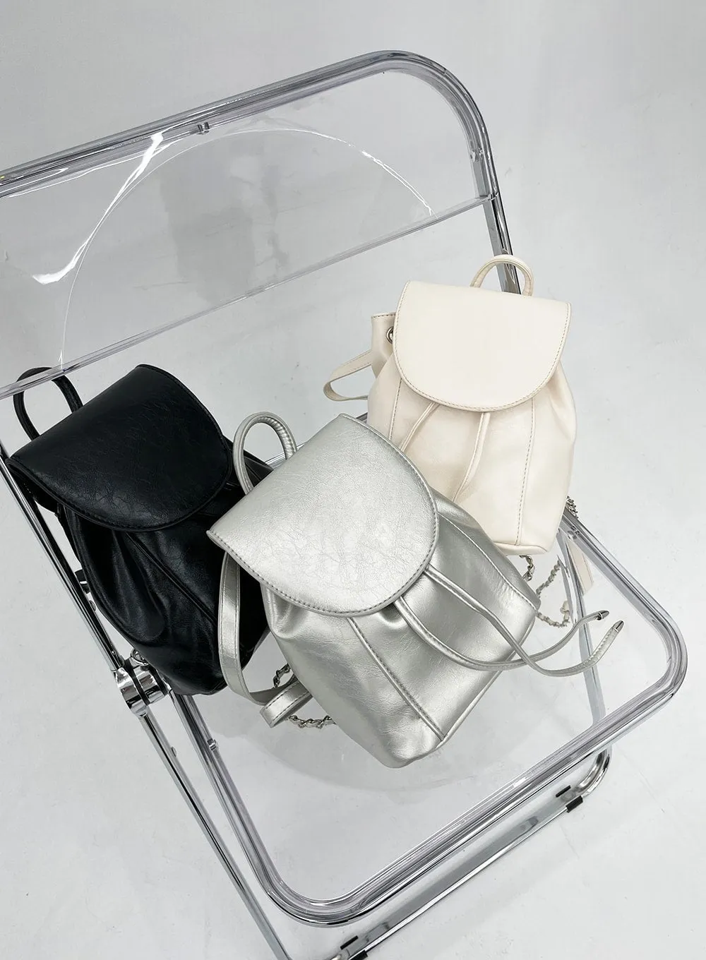 Chain Mini Backpack CL303 sold by Lewkin product image thumbnail 2