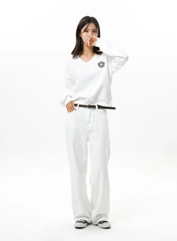 Cotton Wide Leg Pants OS310 sold by Lewkin