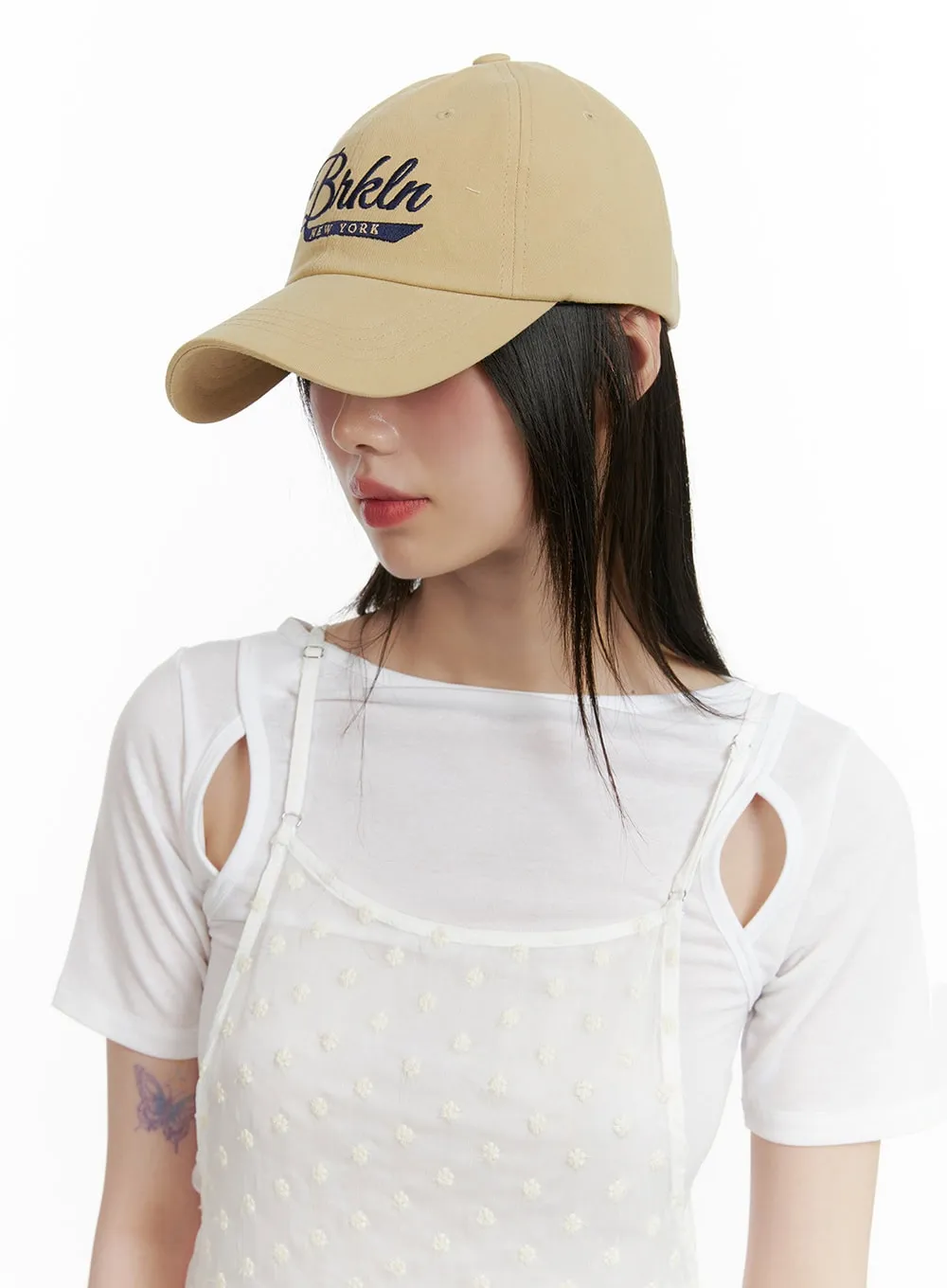 Embroidered Lettering Cap CY428 sold by Lewkin product image thumbnail 2