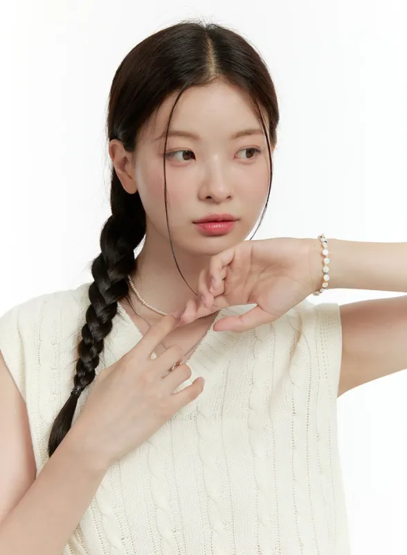 Beaded Charm Bracelet OL423 sold by Lewkin