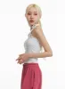 Solid Halter Bowknot Cami Top IF408 sold by Lewkin
