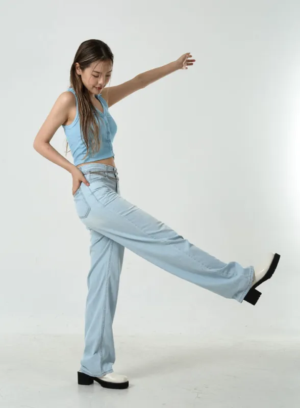 Bootcut Denim Jeans CU12 sold by Lewkin