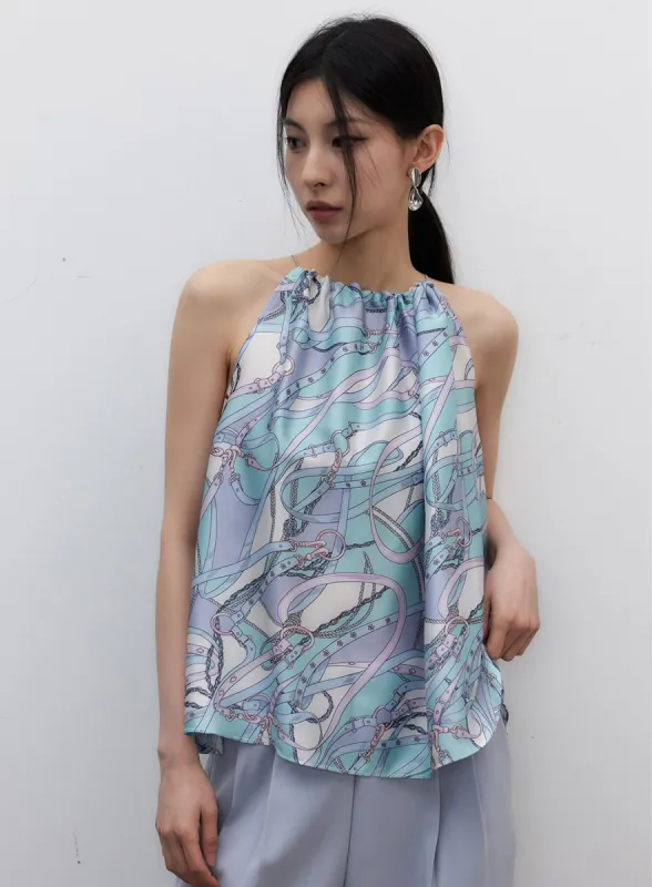 Graphic Blouse IY326 sold by Lewkin