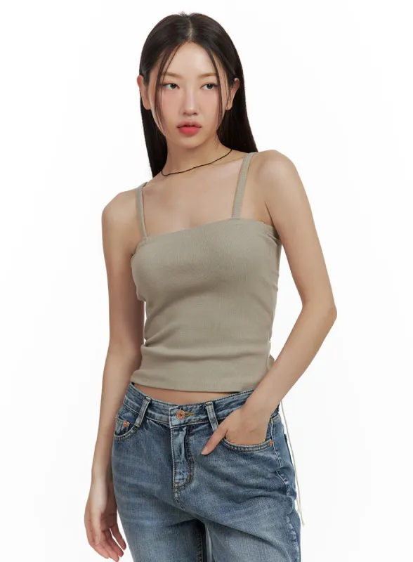 Strap Sleeveless Top CU420 sold by Lewkin