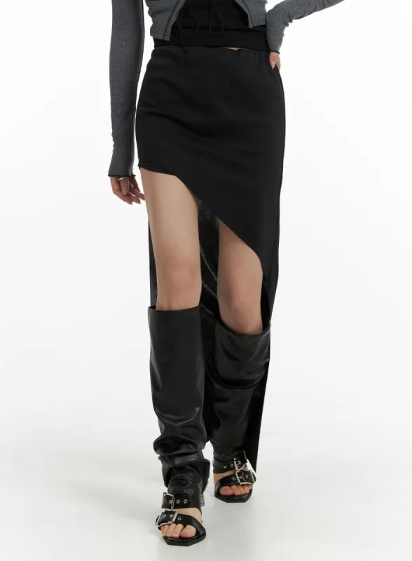 Asymmetrical Skort CM405 sold by Lewkin