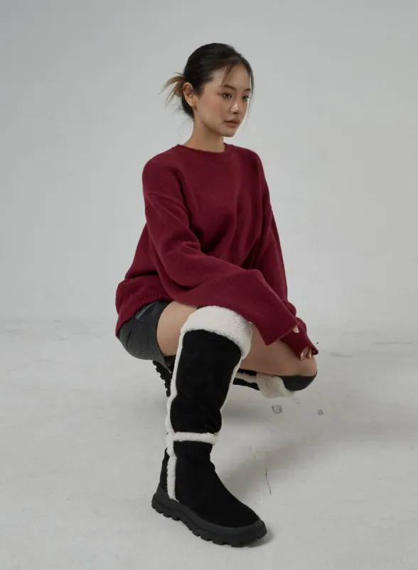Oversized Sweater CD30 sold by Lewkin
