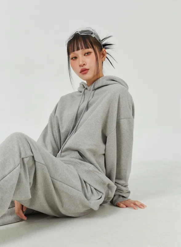 Basic Oversized Hoodie CM317 sold by Lewkin