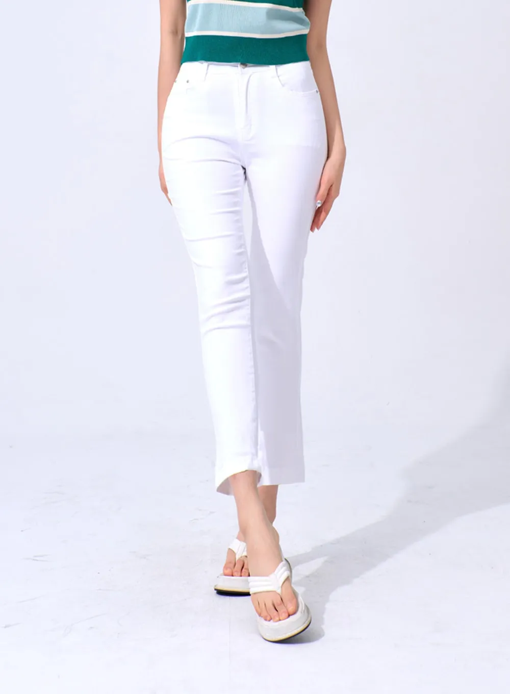 Ankle Cotton Pants IA324 sold by Lewkin