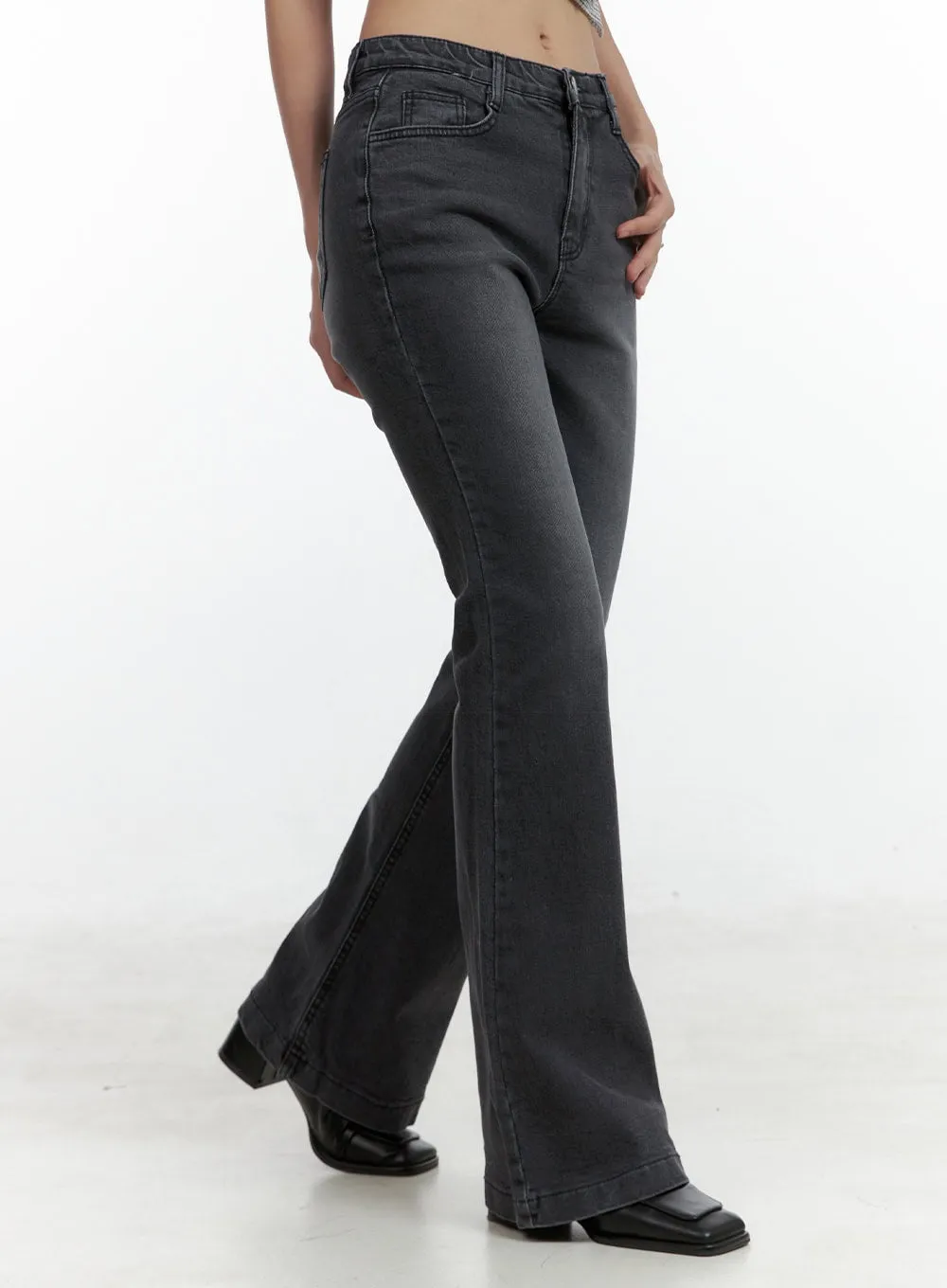 Low Rise Bootcut Jeans CL410 sold by Lewkin product image thumbnail 3
