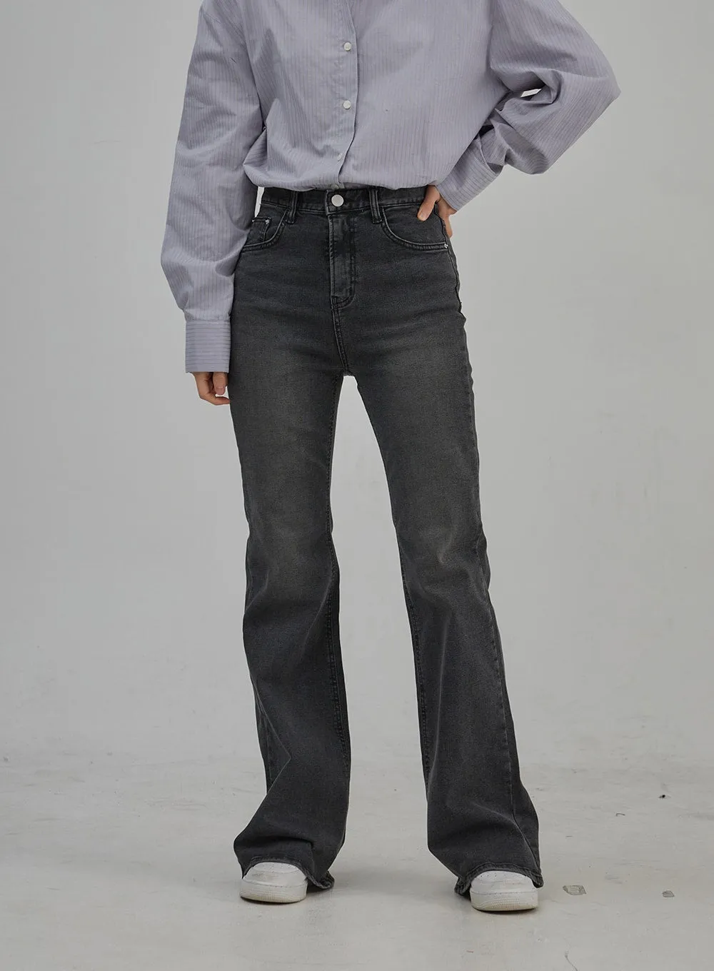 Slim Fit Bootcut Jeans OJ302 sold by Lewkin product image thumbnail 2