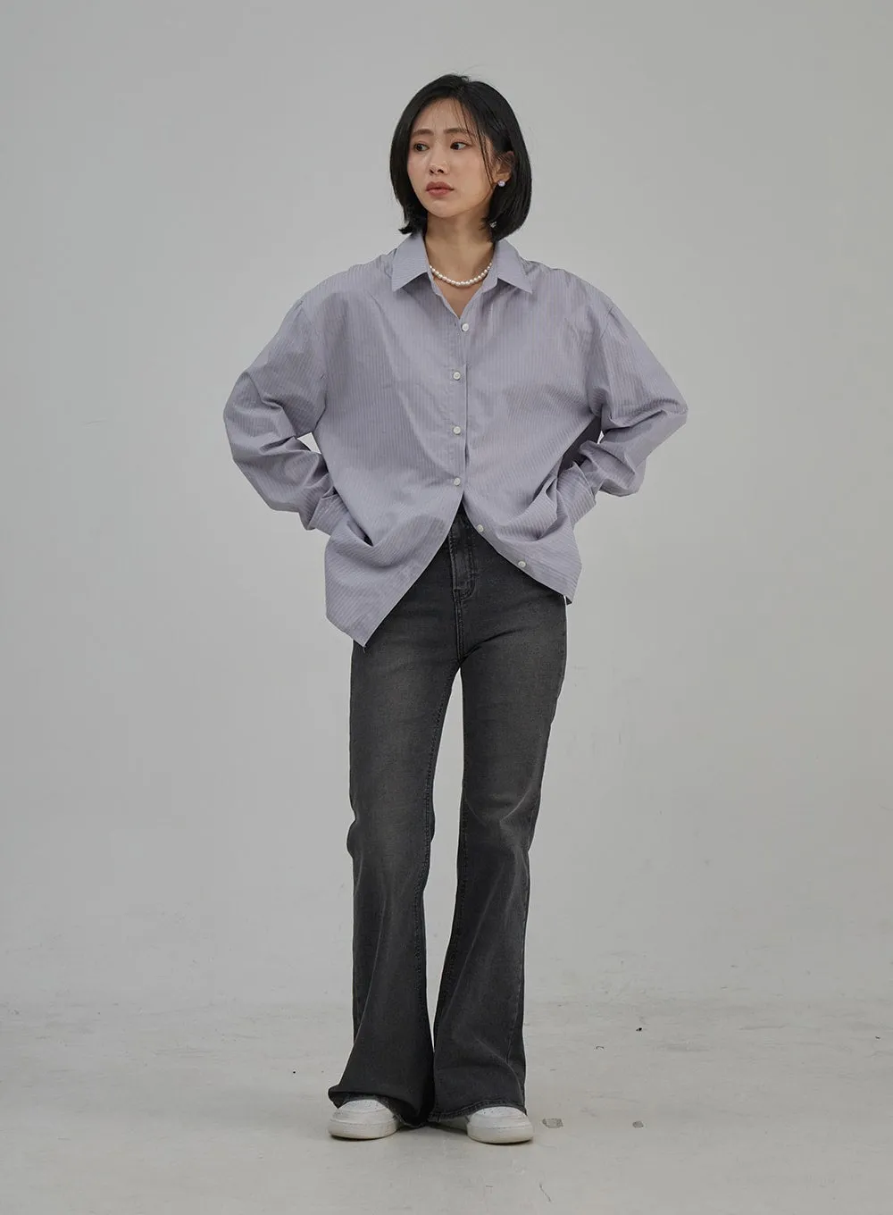 Slim Fit Bootcut Jeans OJ302 sold by Lewkin