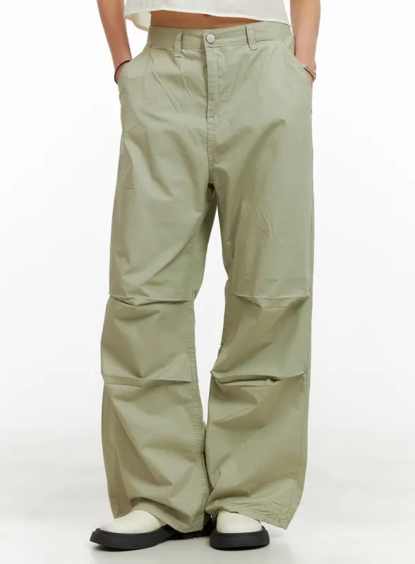 Low Rise Pintuck Trousers CY431 sold by Lewkin