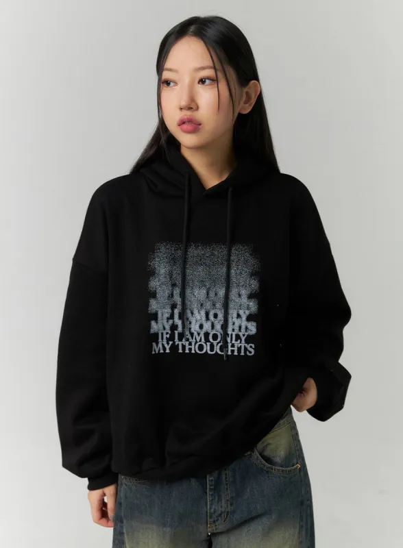 Oversized Hoodie Sweatshirt CN324 sold by Lewkin