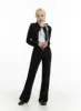 Mid Waist Button Flared Trousers IF408 sold by Lewkin