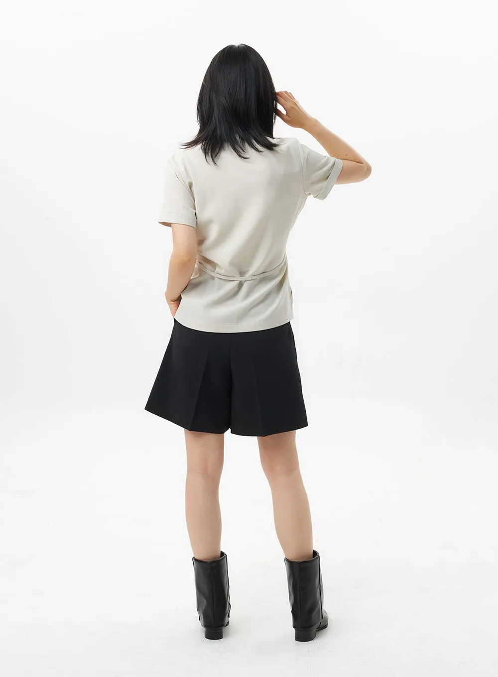 Tailored Bermuda Shorts OU329 sold by Lewkin product image thumbnail 4