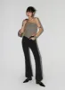 Ribbed Strapless Tube Crop Top IF402 sold by Lewkin