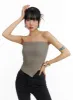 Ribbed Strapless Tube Crop Top IF402 sold by Lewkin