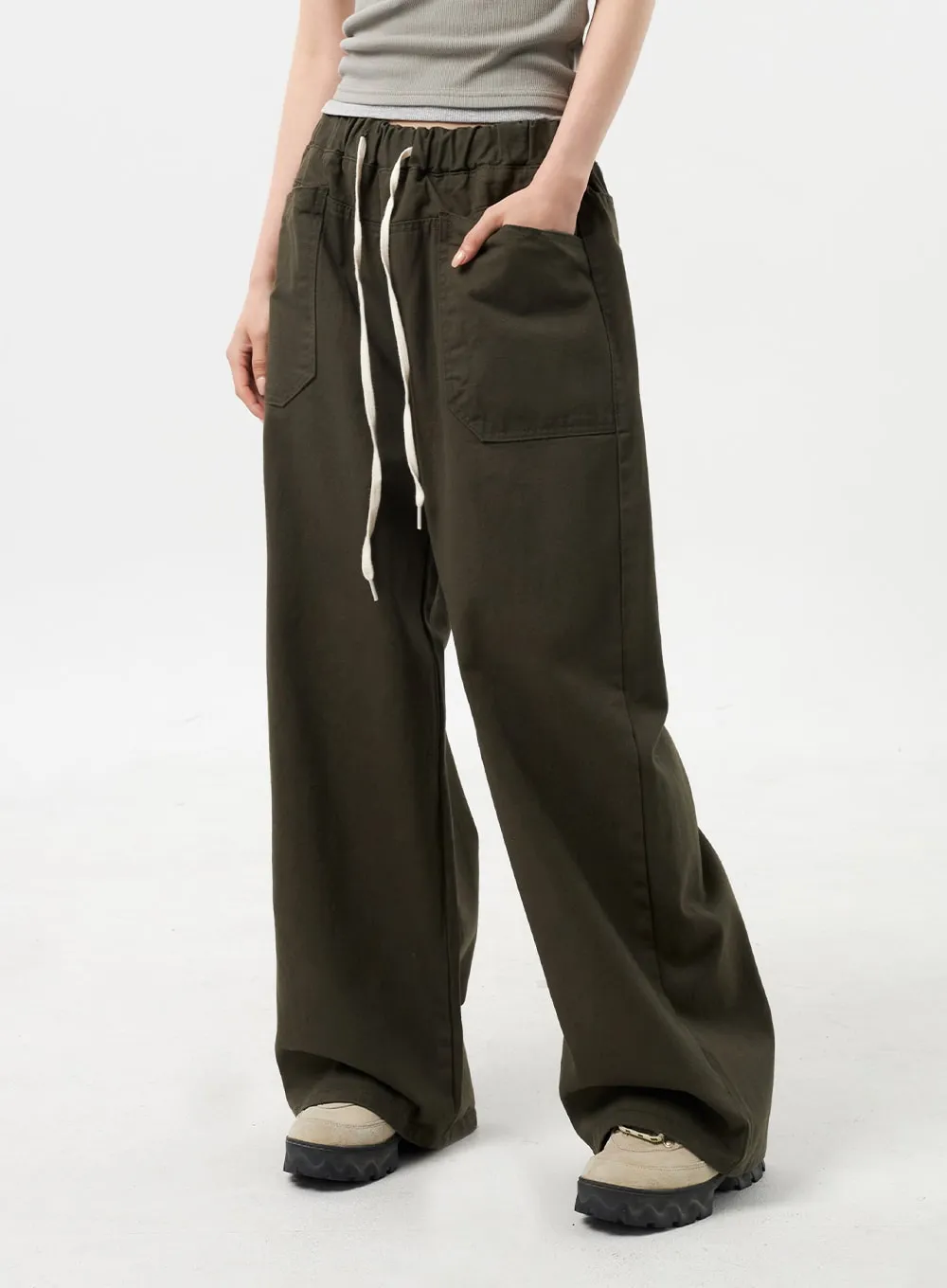 Baggy Cotton Pants Unisex CU309 sold by Lewkin product image thumbnail 5