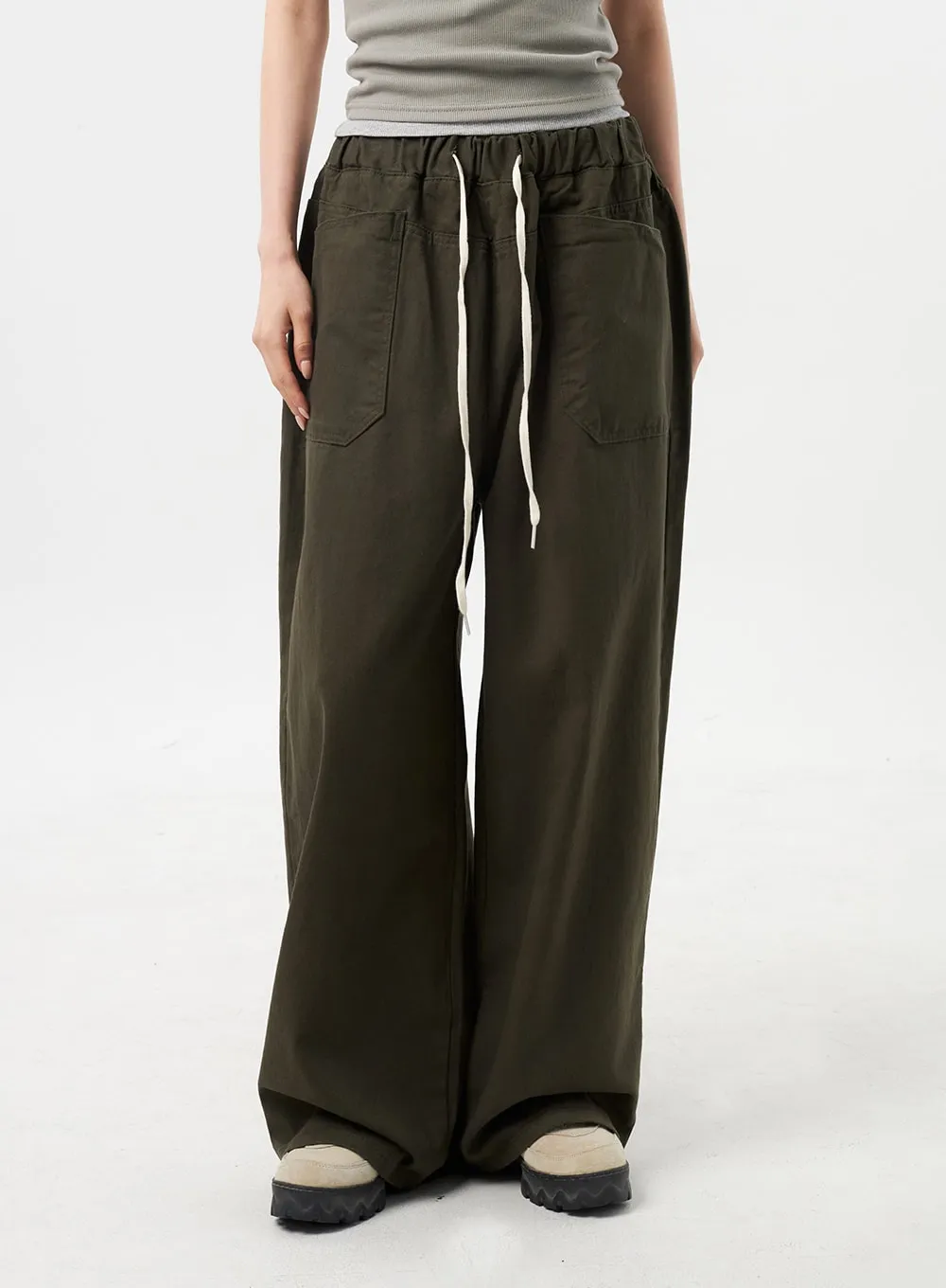 Baggy Cotton Pants Unisex CU309 sold by Lewkin product image thumbnail 2