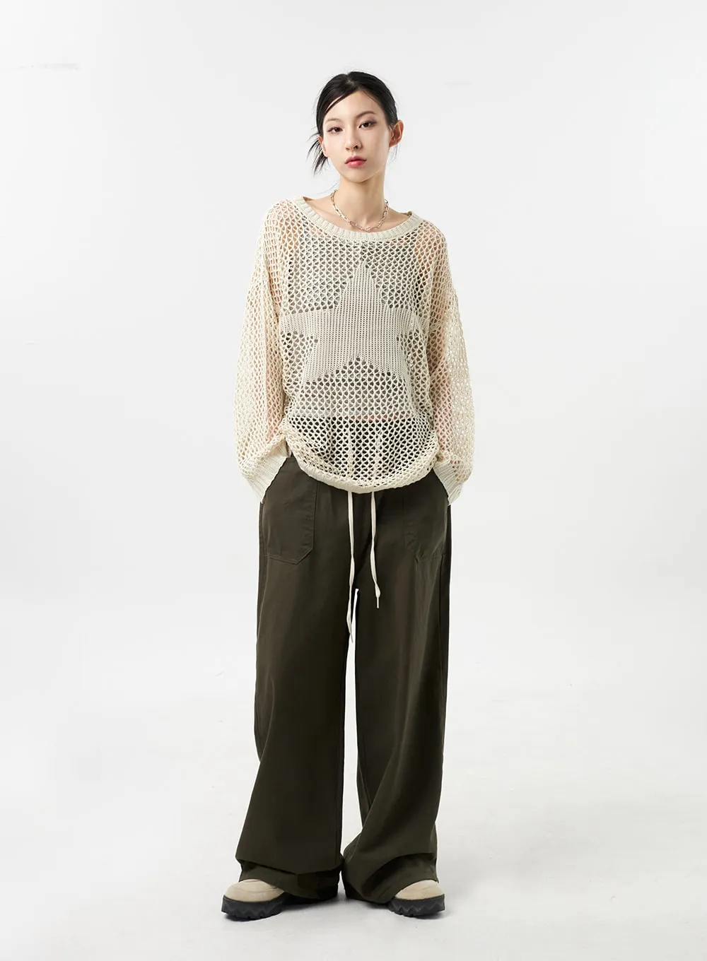 Baggy Cotton Pants Unisex CU309 sold by Lewkin product image thumbnail 3