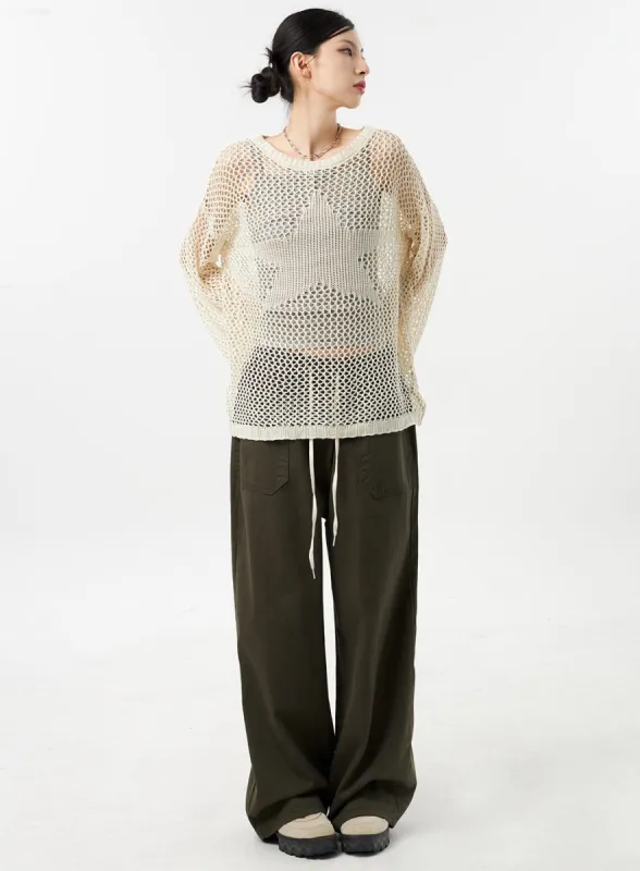 Baggy Cotton Pants Unisex CU309 sold by Lewkin