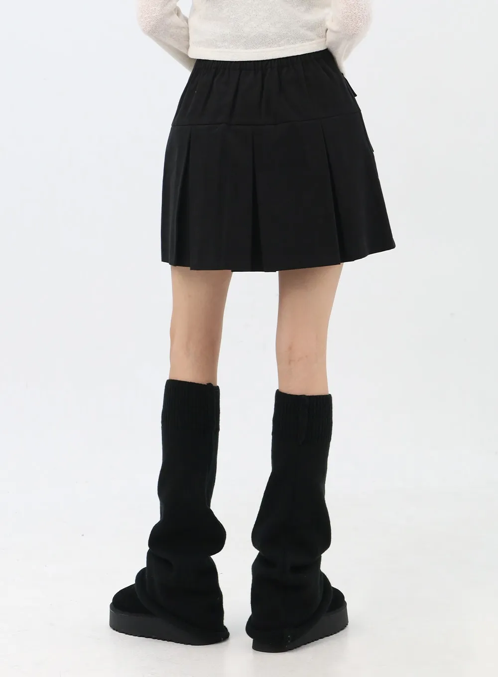 Pocket Pleated Mini Skirt IN310 sold by Lewkin product image thumbnail 3