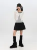 Pocket Pleated Mini Skirt IN310 sold by Lewkin