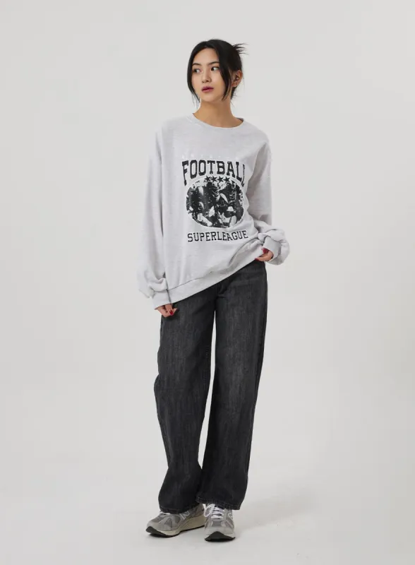 Wide Straight Leg Jeans BF310 sold by Lewkin