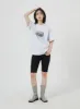Graphic Oversized Tee OM306 sold by Lewkin