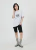Graphic Oversized Tee OM306 sold by Lewkin