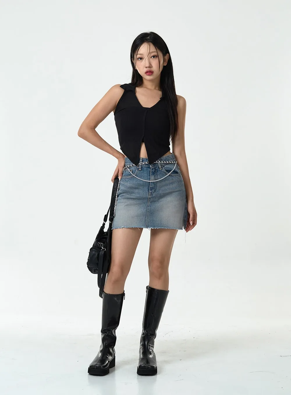 Crop Sleeveless Vest CG08 sold by Lewkin product image thumbnail 3
