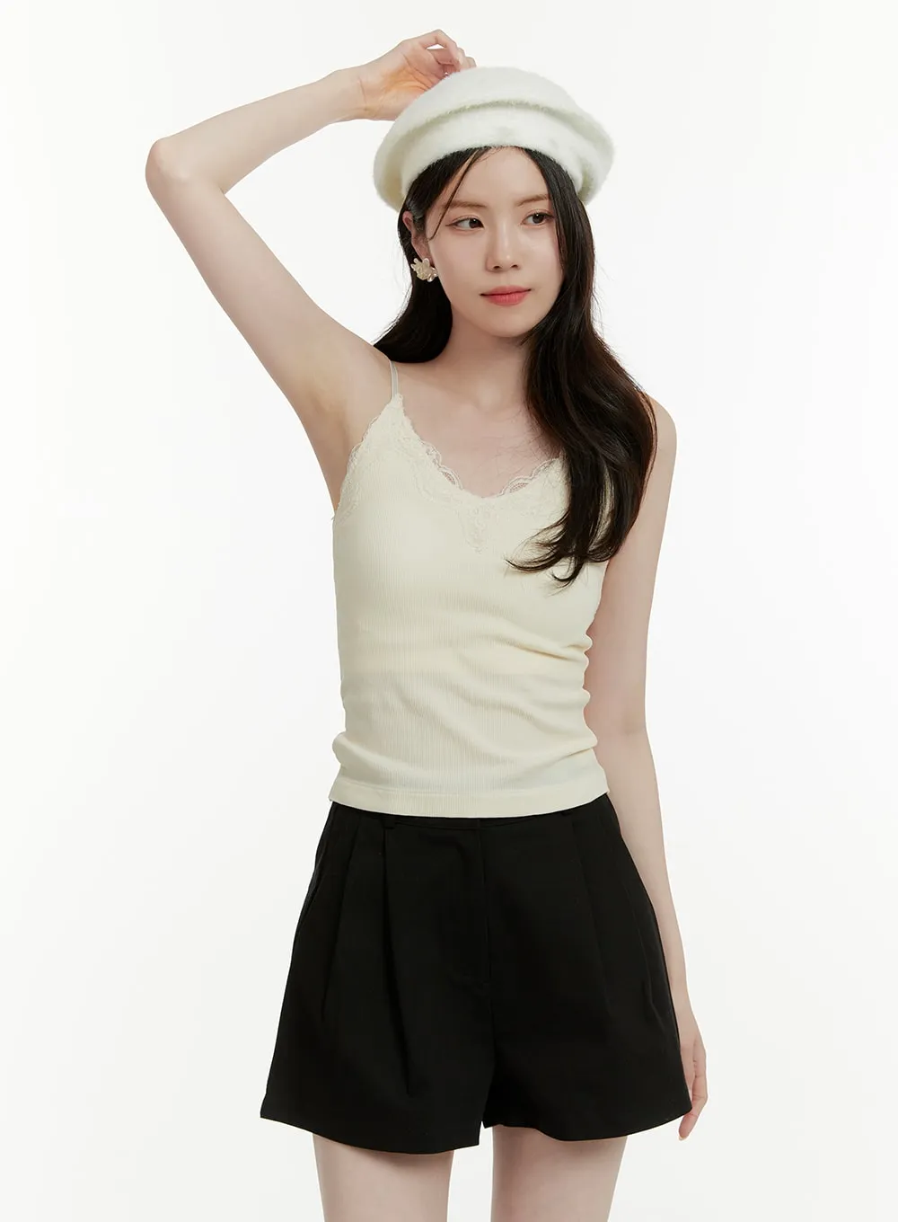 Lace Sweetheart Cami Top OA405 sold by Lewkin