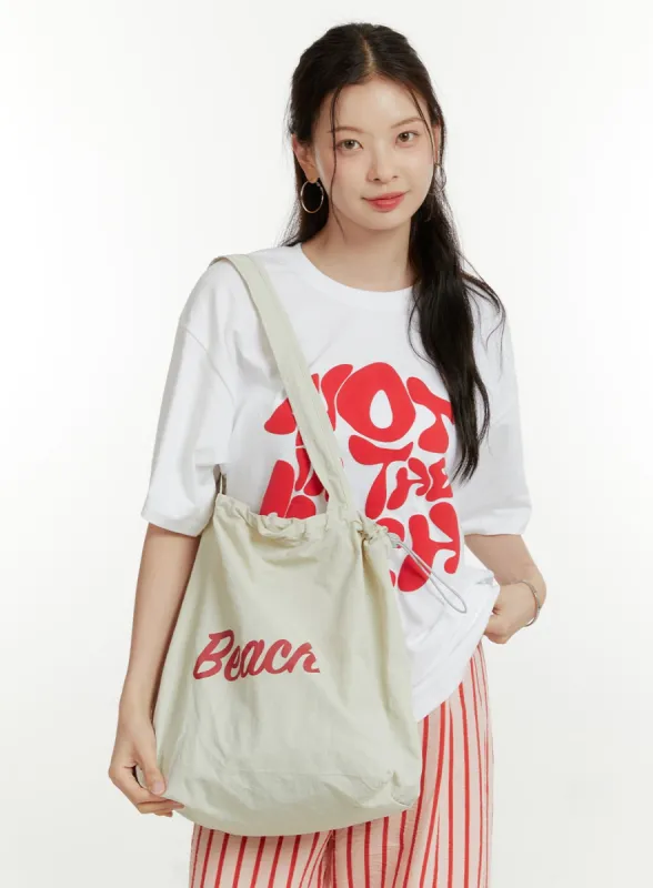 Graphic Oversize Tee OU414 sold by Lewkin