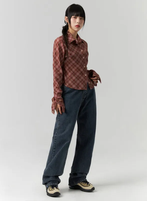 Baggy Wide Jeans CS318 sold by Lewkin