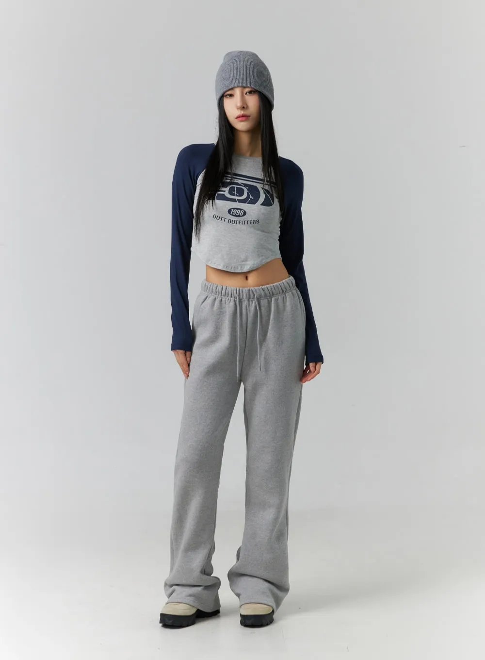 Wide Leg Sweatpants Basic ID305 sold by Lewkin product image thumbnail 3