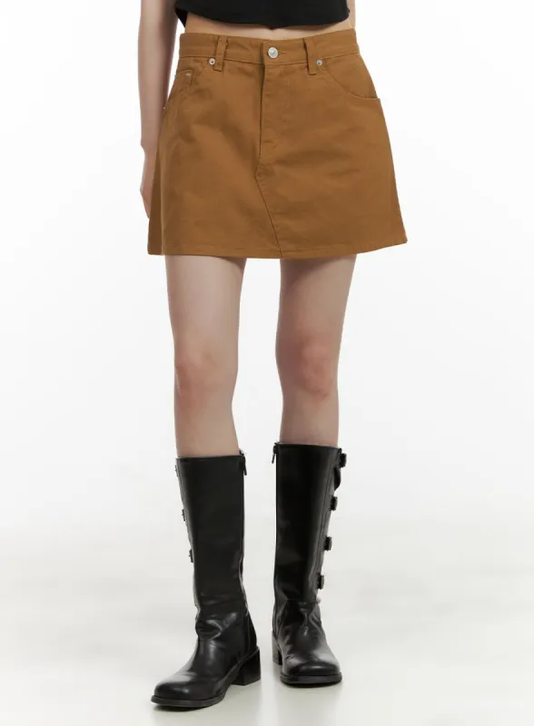 Cotton Mini Skirt CU410 sold by Lewkin