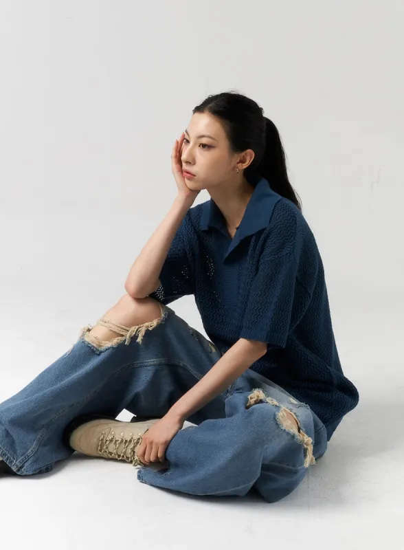 Mesh Polo Tee Unisex CU319 sold by Lewkin